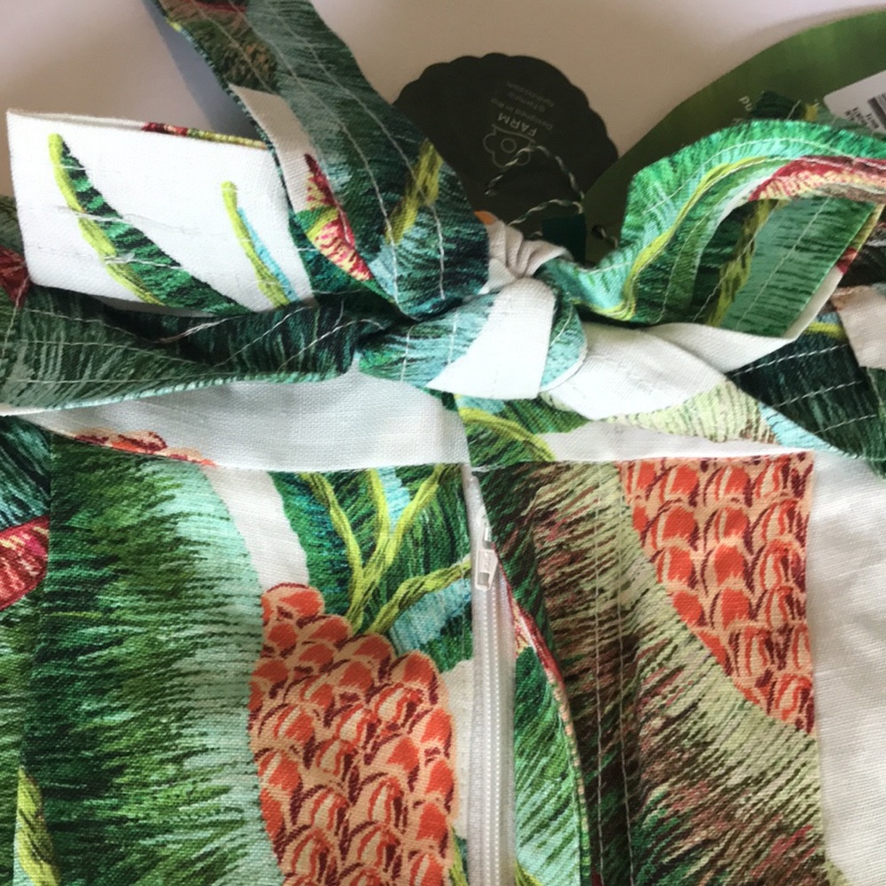 Farm Rio Forest Palm Linen Shorts sz M NWT - Picture 5 of 10